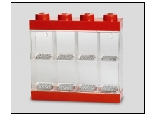 LEGO Minifigure Display Case - Röd (8)