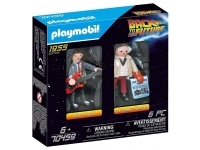 Back to the Future Marty McFly och Dr Emmett Brown