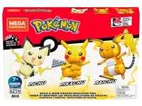 Pokemon: Evolution Trio - Pichu, Pikachu & Raichu (621)