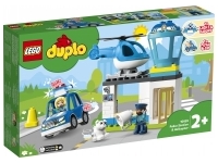 Polisstation & helikopter (Duplo)