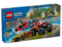 4x4 Brandbil med räddningsbåt