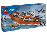 Kustbevakningens räddningsbåt och Helikopter